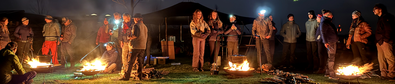 Kamperen en kampvuren maken in de Biesbosch