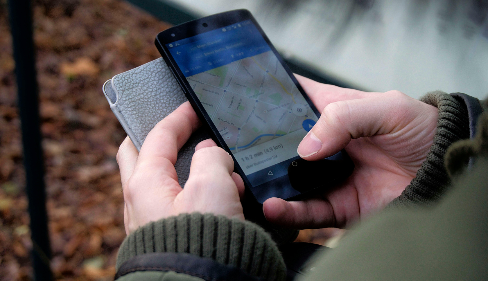 De meeste wandelapps laten je de gekozen route op een kaart zien