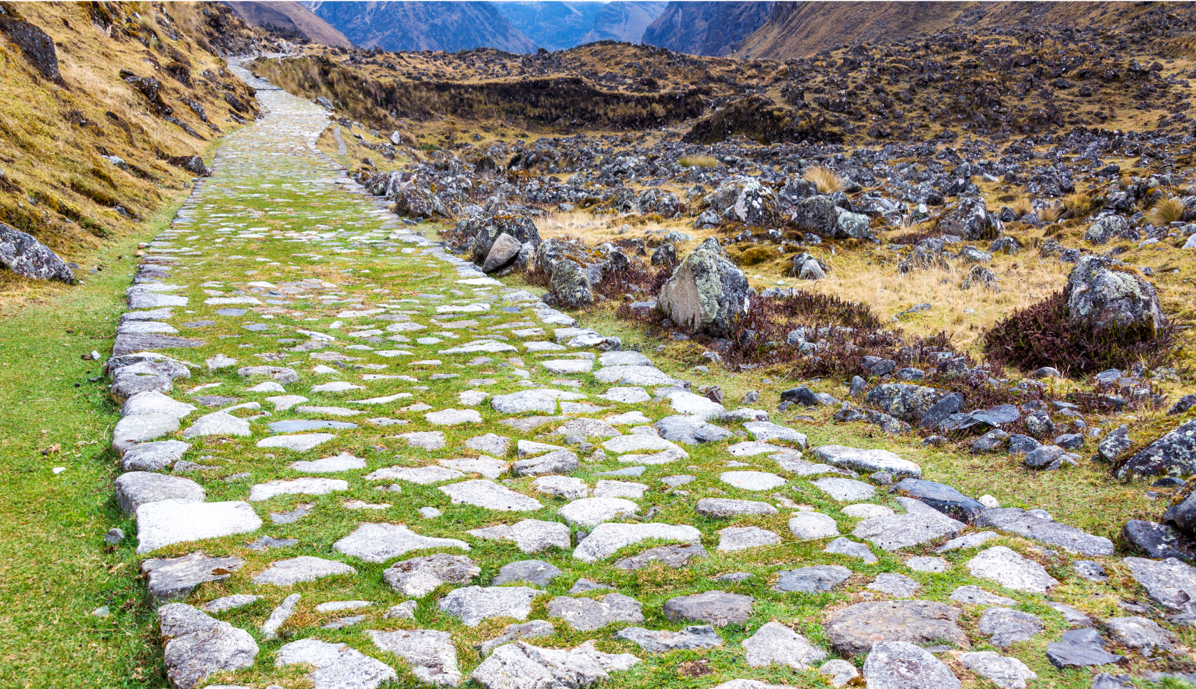 De Takesi Trail in Bolivia is één van de best bewaarde pre-Inca trails