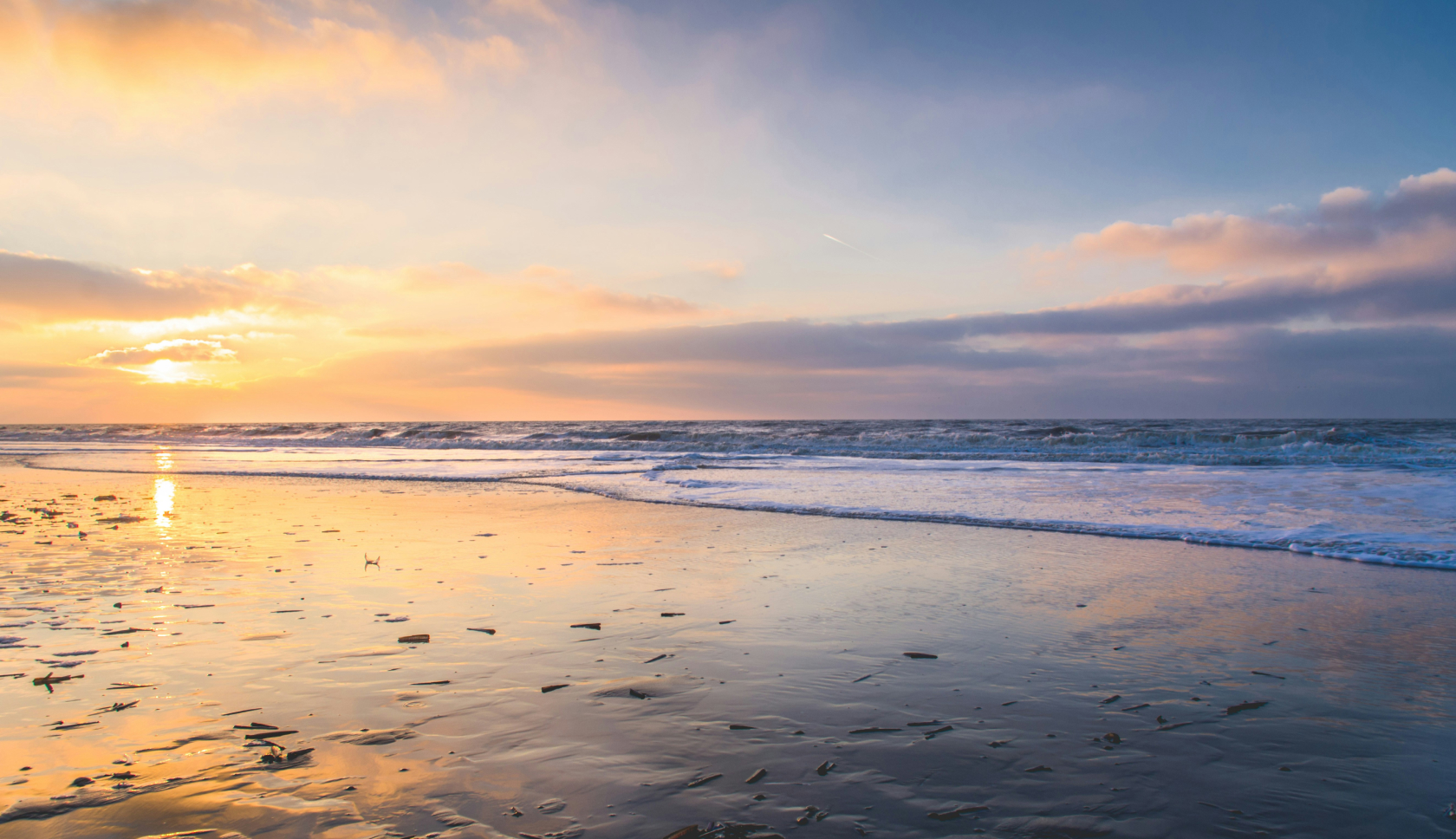 Een mooie strandwandeling in Nederland