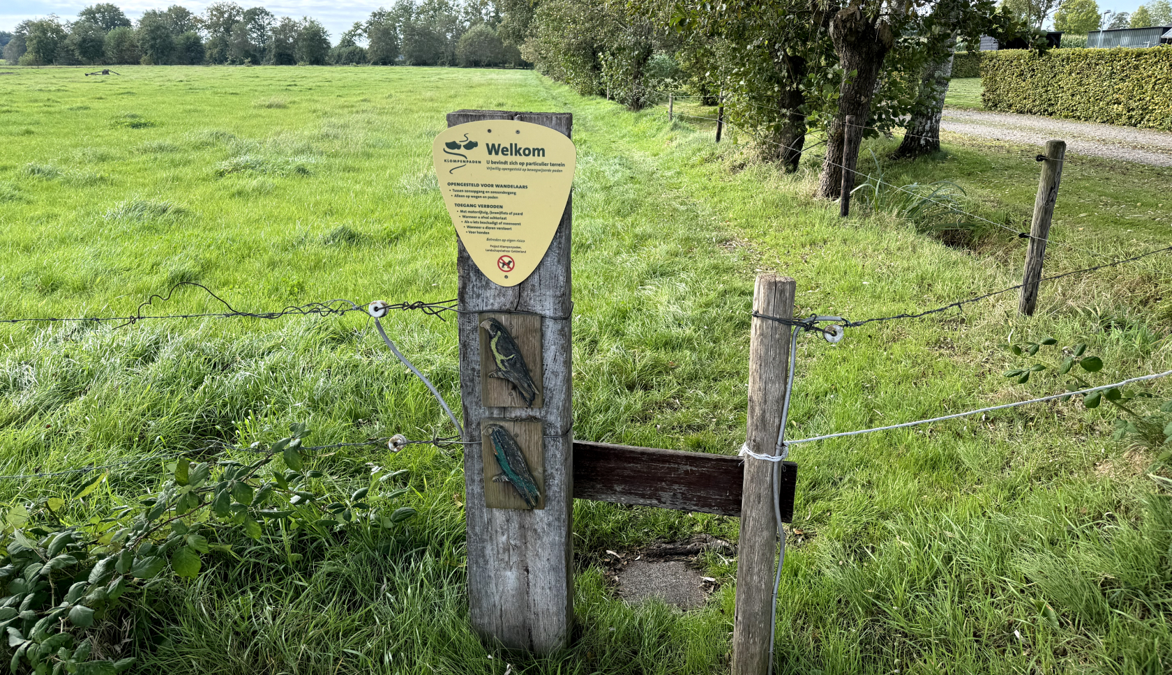 Klompenpad Zoddenpad in Tienhoven