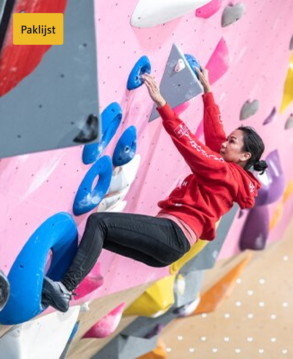 Paklijst boulderen