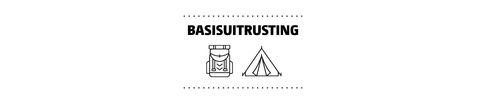 basisuitrusting trekking