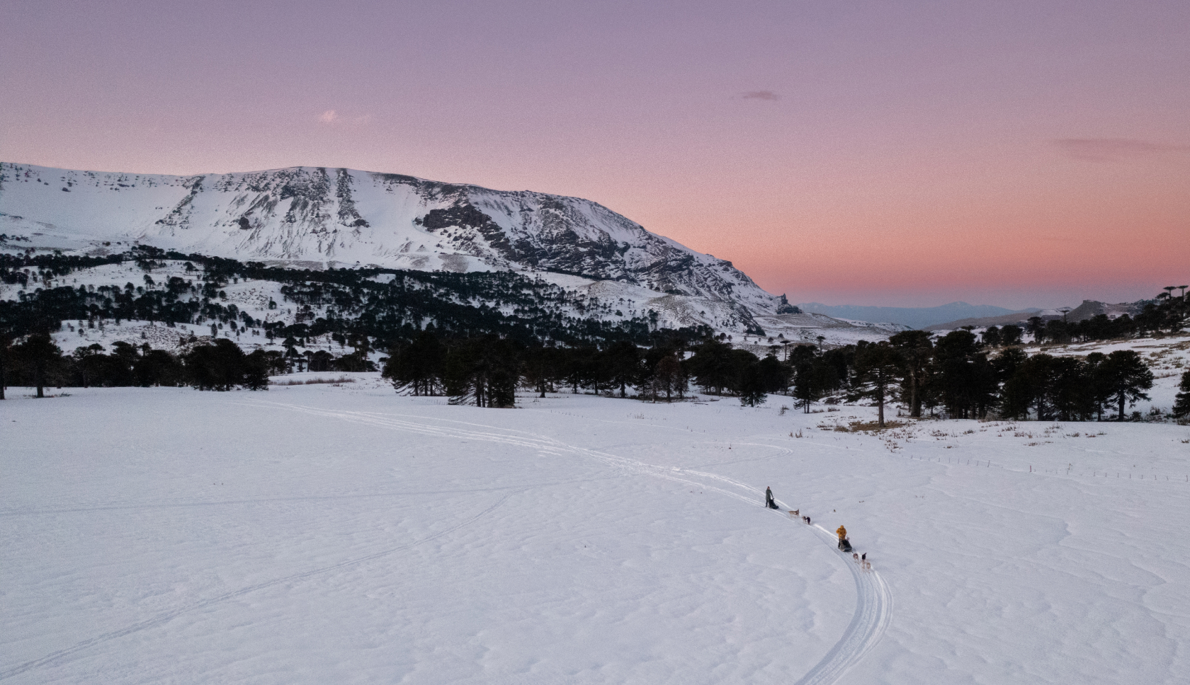 zonsondergang in lapland