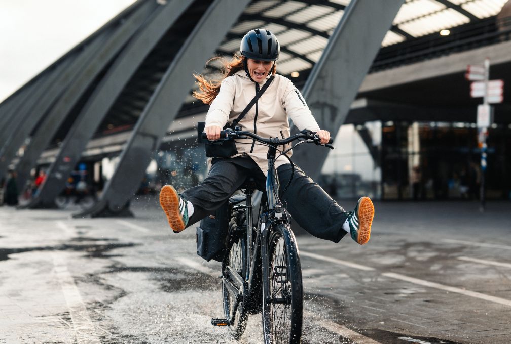 regenkleding van agu voor op de fiets